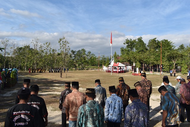 BRINGINAN GELAR UPACARA HUT RI KE 78